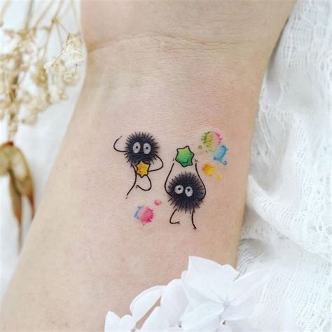 spirited away soot sprites tattoo|101 Best Soot Sprite Tattoo Ideas You Have To See。